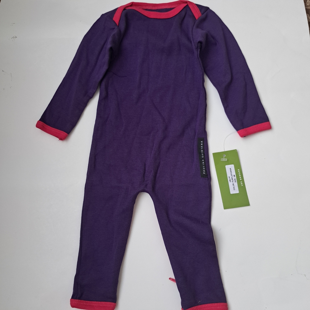 Cozy Purple and Pink Kids Pajama Footies
